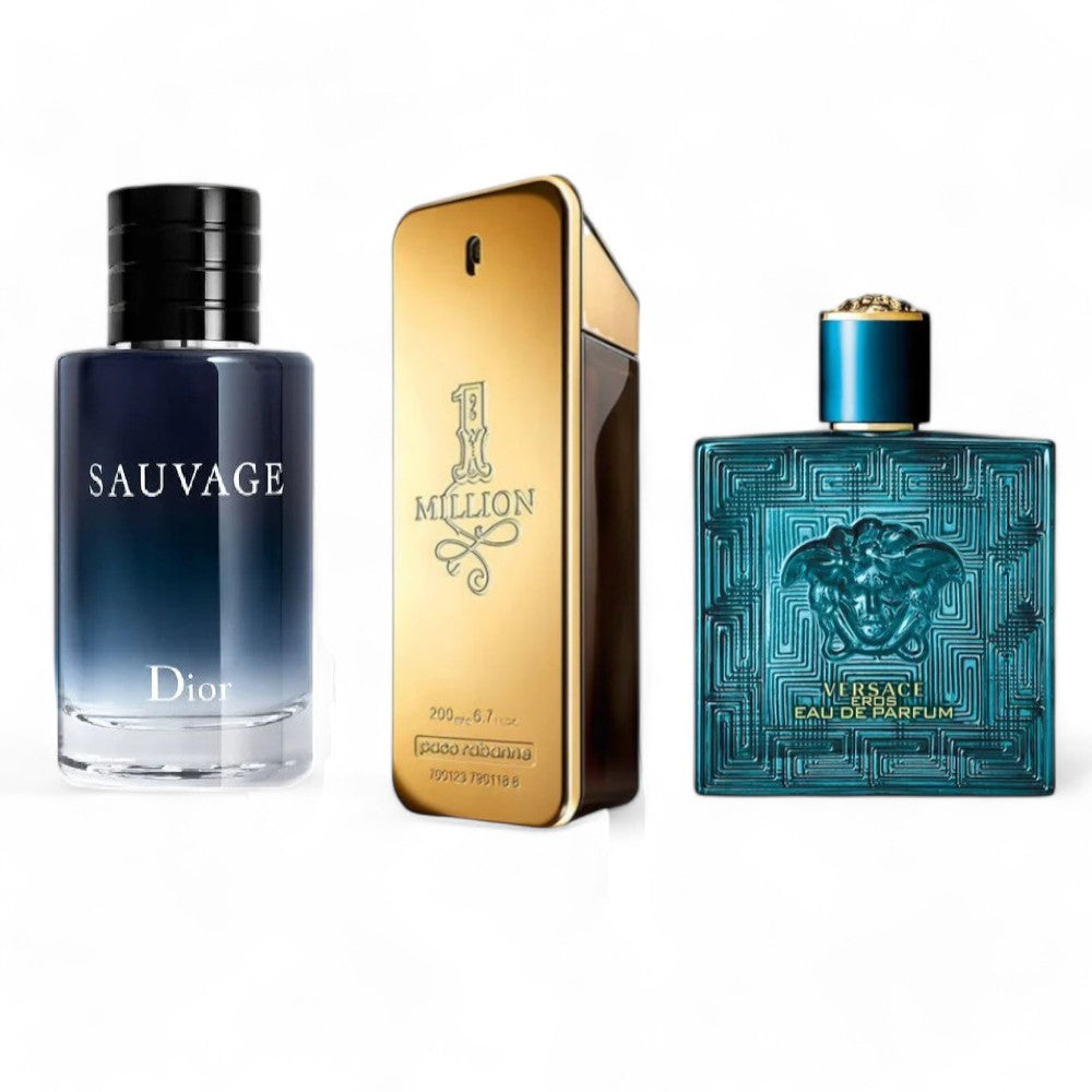 Combo di 3 profumi - One Million, Eros, Sauvage