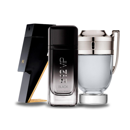 Combo di 3 profumi - Bad Boy, 212 Black, Invictus