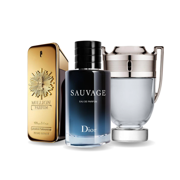 Combo di 3 profumi - One Million, Sauvage, Invictus