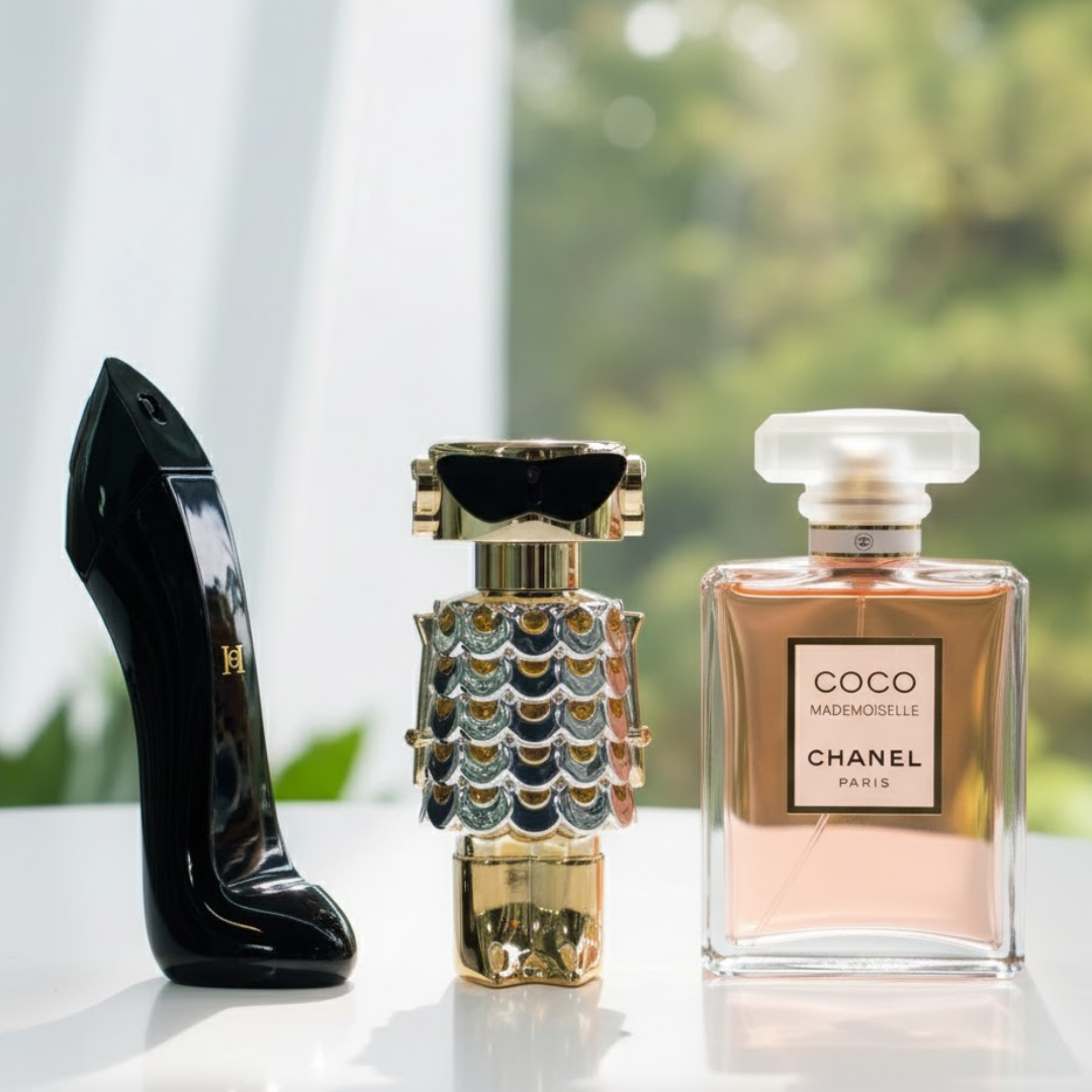 Combo di 3 profumi - Good Girl, Fame, Coco Mademoiselle