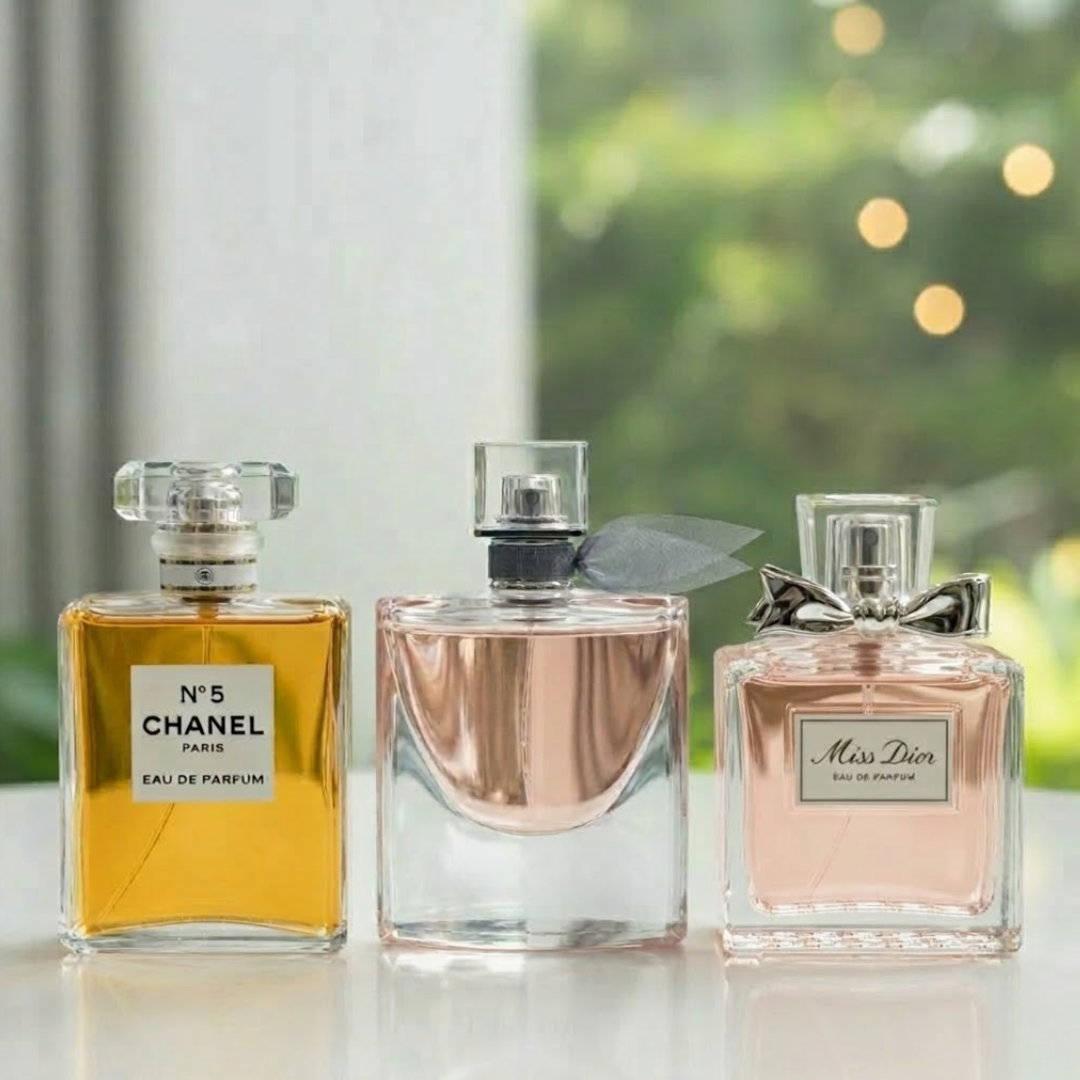 Combo di 3 profumi – Miss, Lancôme, Nº5