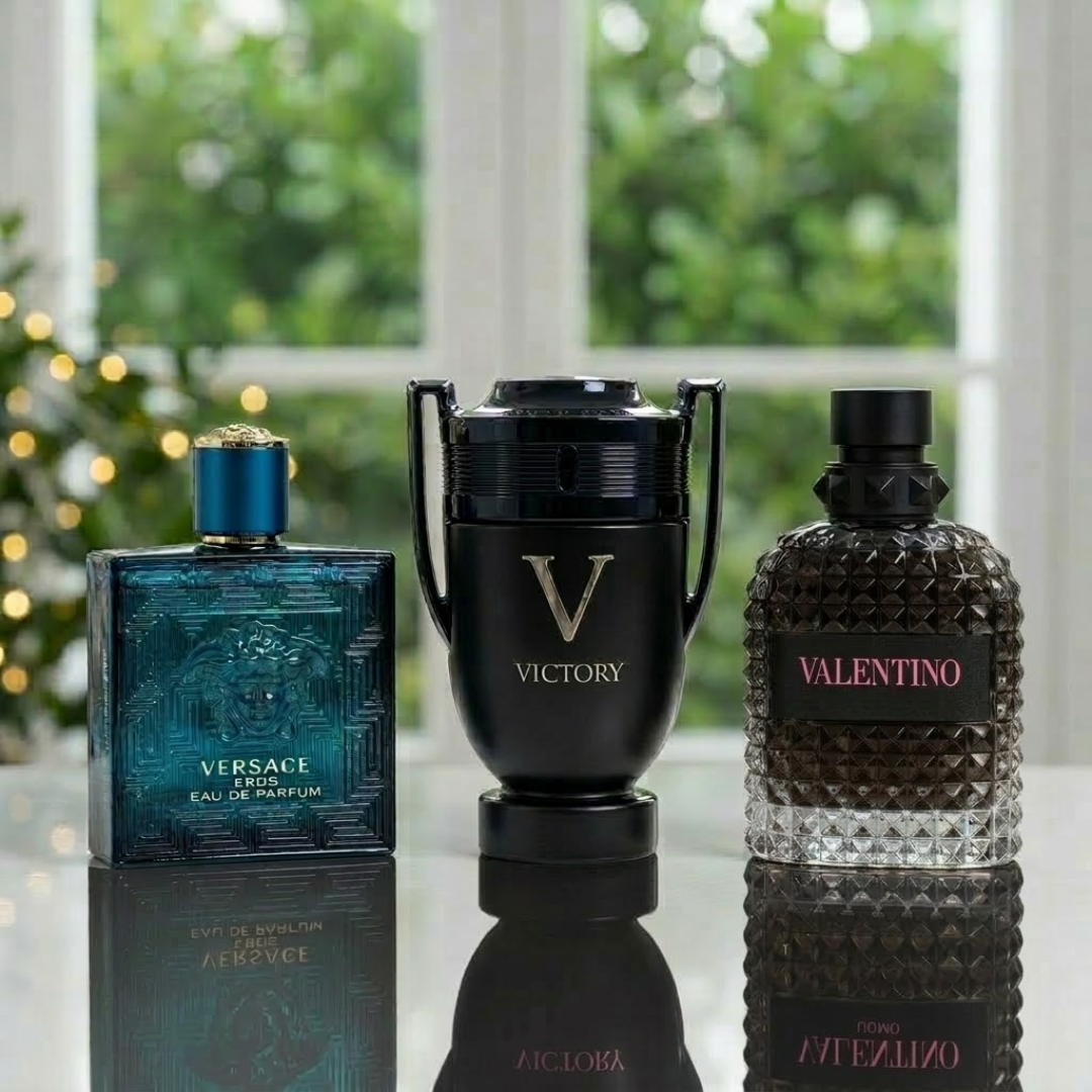 Combo di 3 profumi – Victory, Eros, Valentino